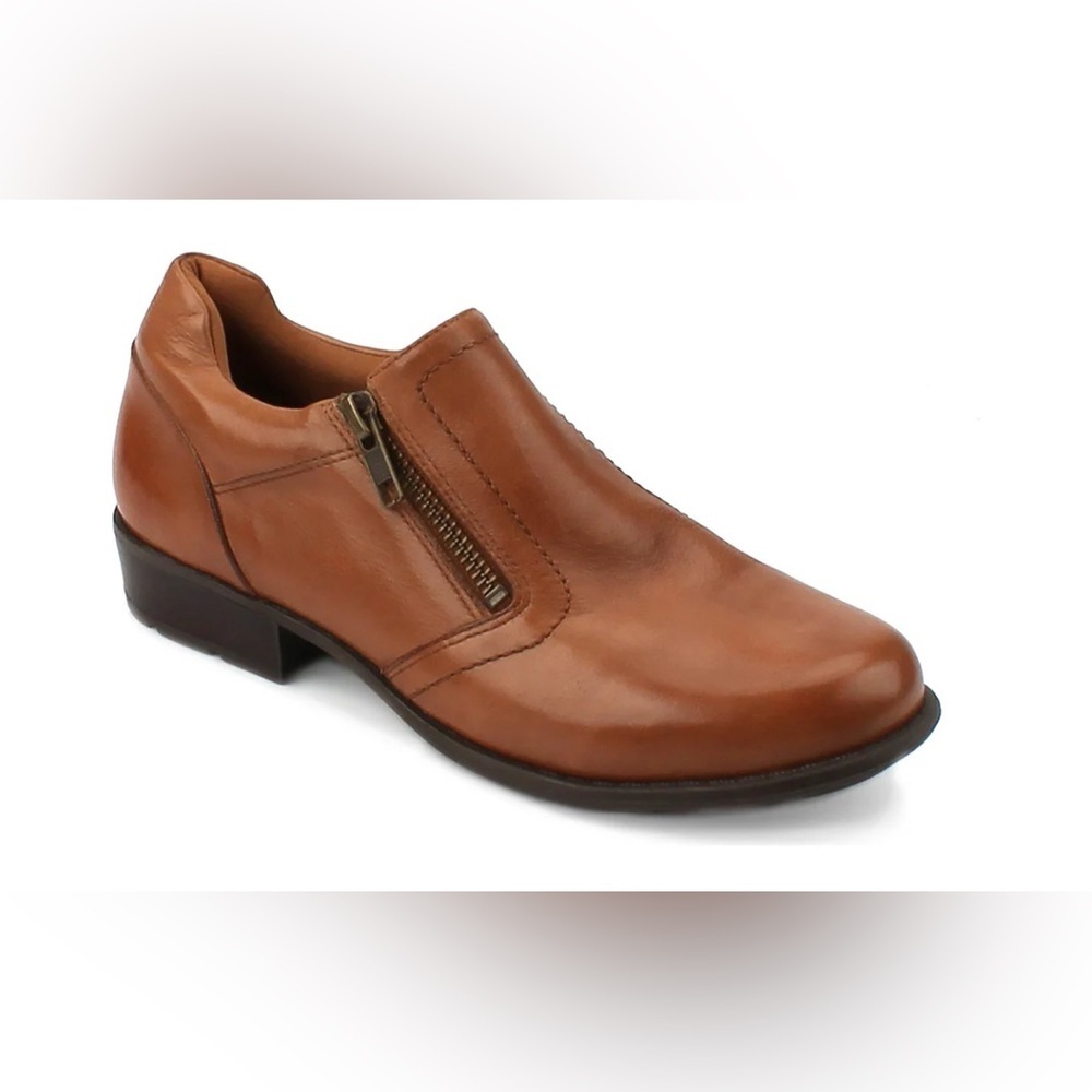 New Walking Cradles Women's Layton Leather Shoes in Brown Size 10.5